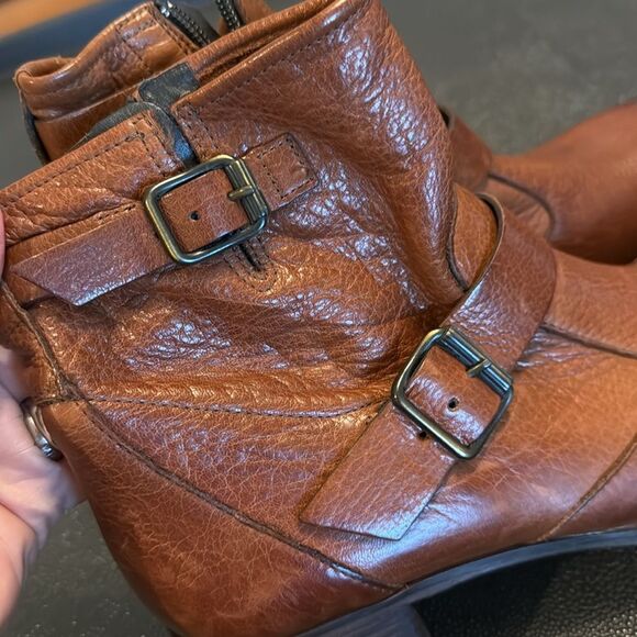Paul Green Wyatt Bootie brown cognac size 10/ 7.5 - Picture 5 of 10